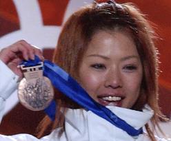 Satoya on the medals podium